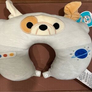 Squishmallows Cream & grey Neck Pillow